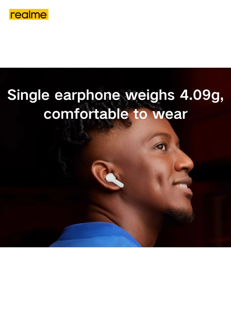 realme Buds T110 True Wireless Earbuds,IPX5 Water Resistance,Bluetooth 5.4,up to 38 Hours Total Playback Black - Image 3