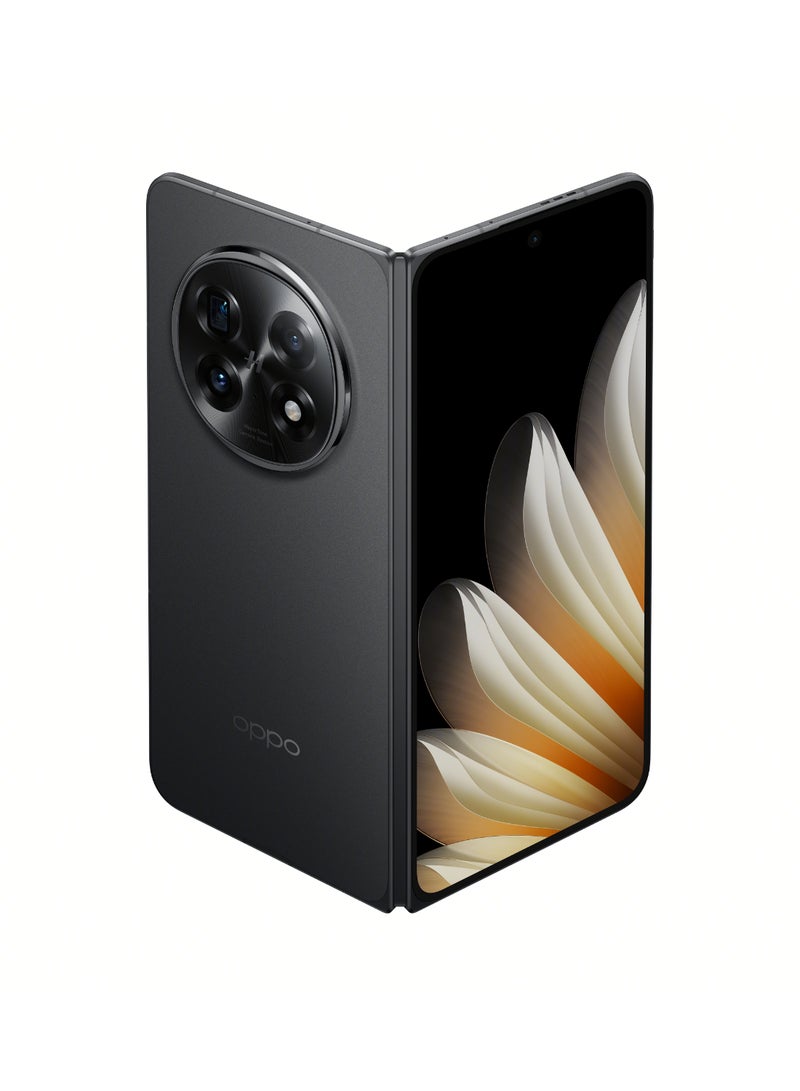 Find N5 Ultra Slim Foldable AI Phone Dual SIM 5G Cosmic Black 16GB RAM 512GB + OPPO Enco X3i - Middle East Version