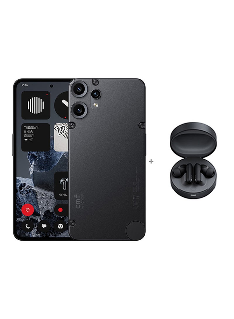 cmf by NOTHING Phone 2 Pro Dual SIM 5G Black 8GB RAM 128GB With Free Buds Pro - Middle East Version - Image 1