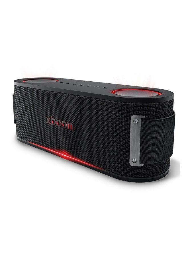 LG xboom Bounce | Bluetooth Speaker | xboom Signature Sound by will.i.am with Dual Passive Radiators - BOUNCE Black - Image 1