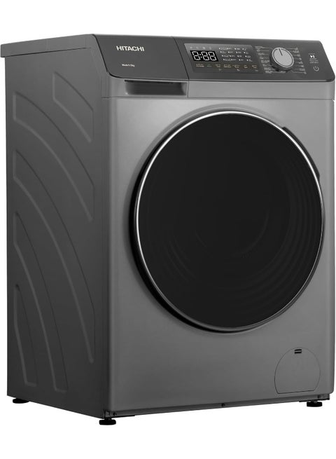 9.5KG Front Load Washing Machine, 1200 RPM,16 Programs, Fully Automatic Washer, Intelligent Sensor System, LED Multifunctional Displa 9.5 kg BD-9504HVOS Grey