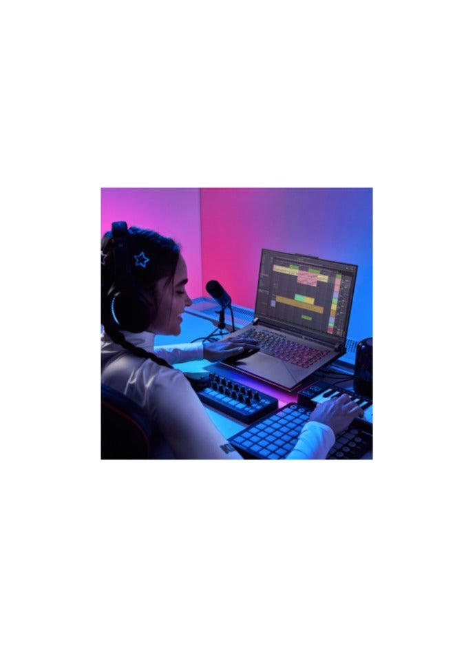 Asus ROG Strix G614JIR-N3009W Gaming Laptop Intel Ci9-14900HX- 16GB RAM 1TB SSD RTX 4070 8GB 16-inch 165Hz-Win11+ ROG BackPack – 90NR0IG5-M00180 English/Arabic Eclipse Gray