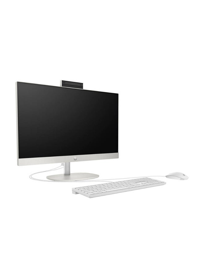 HP 24-cr1006nh  AIO With 23.8-Inch Full HD Display, Core Ultra 5 125U Processor/16GB RAM/512GB SSD/Intel Iris XE Graphics/DOS(Without Windows) English White - Image 2