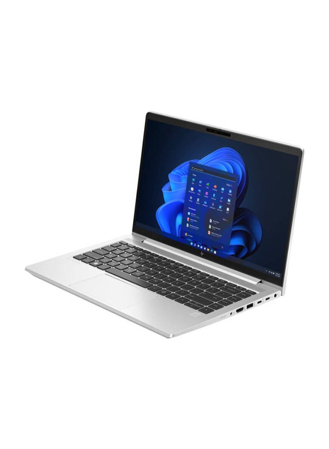 HP EliteBook 640 G10  Laptop With 14-Inch Full HD Display, Intel Core i5-1335U Processor/16GB RAM/512GB SSD/Intel Iris XE Graphics/DOS(Without Windows) English Silver Aluminium - Image 2