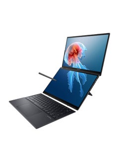أسوس Zenbook DUO Laptop With 14-Inch Full HD Display, Core Ultra 9 185H Processor/32GB RAM/1TB SSD/Intel Arc Graphics/Windows 11 Home English Gray  - Image 2