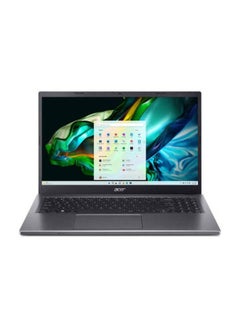 Aspire 5  Laptop With 15.6-Inch Full HD Display, Intel Core i5-13420H Processor/8GB RAM/512GB SSD/4GB NVIDIA GeForce RTX 2050 Graphics/DOS(Without Windows) English Iron Grey