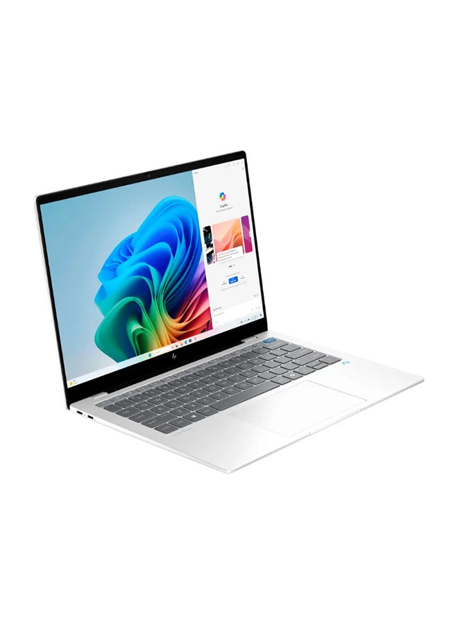 HP - OmniBook X - Copilot+ PC With 14-Inch 2.2K Touch-Screen Display, Snapdragon X Plus Processor/16GB RAM/512GB SSD/Qualcomm Adreno Graphics/Windows 11 Home English Glacier Silver - Image 1