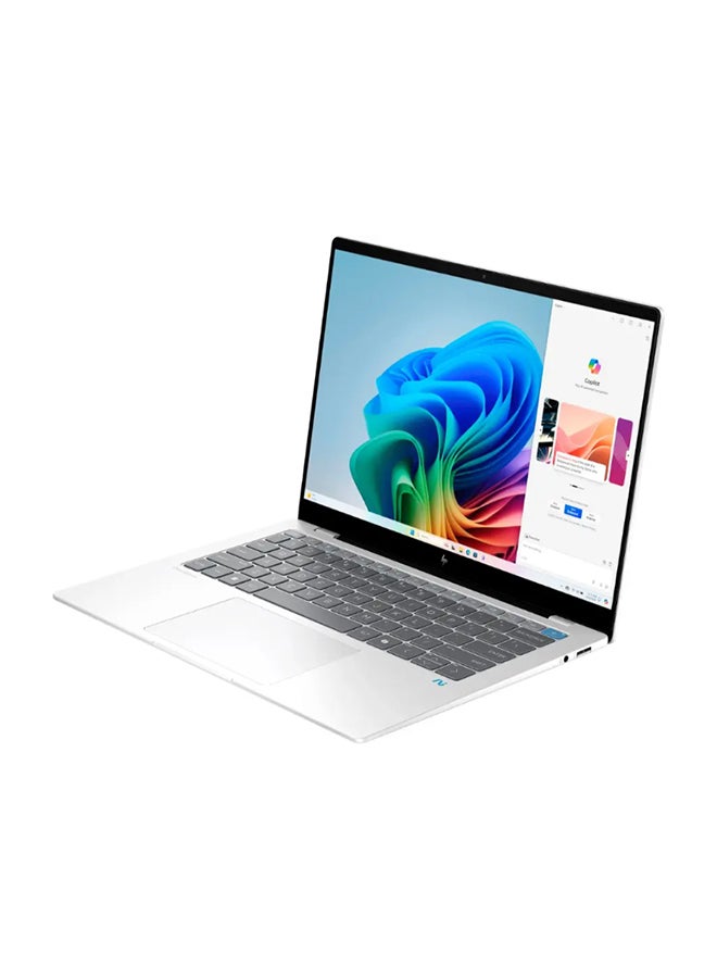 HP - OmniBook X - Copilot+ PC With 14-Inch 2.2K Touch-Screen Display, Snapdragon X Plus Processor/16GB RAM/512GB SSD/Qualcomm Adreno Graphics/Windows 11 Home English Glacier Silver - Image 1