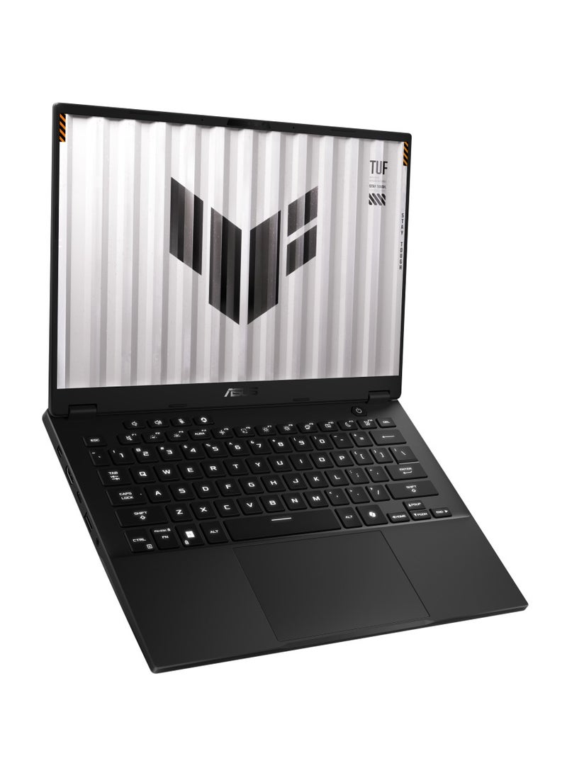 أسوس ASUS TUF Gaming A14 FA401UV-RG020W Gaming Laptop AMD R7 8845HS, 16GB RAM, 512GB SSD, RTX 4060 8GB, 14” WQXGA 165Hz, Win11, Grey – 90NR0JB1-M00200 English/Arabic Jaeger Gray  - Image 4