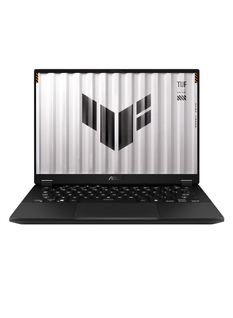أسوس ASUS TUF Gaming A14 FA401UV-RG020W Gaming Laptop AMD R7 8845HS, 16GB RAM, 512GB SSD, RTX 4060 8GB, 14” WQXGA 165Hz, Win11, Grey – 90NR0JB1-M00200 English/Arabic Jaeger Gray  - Image 1