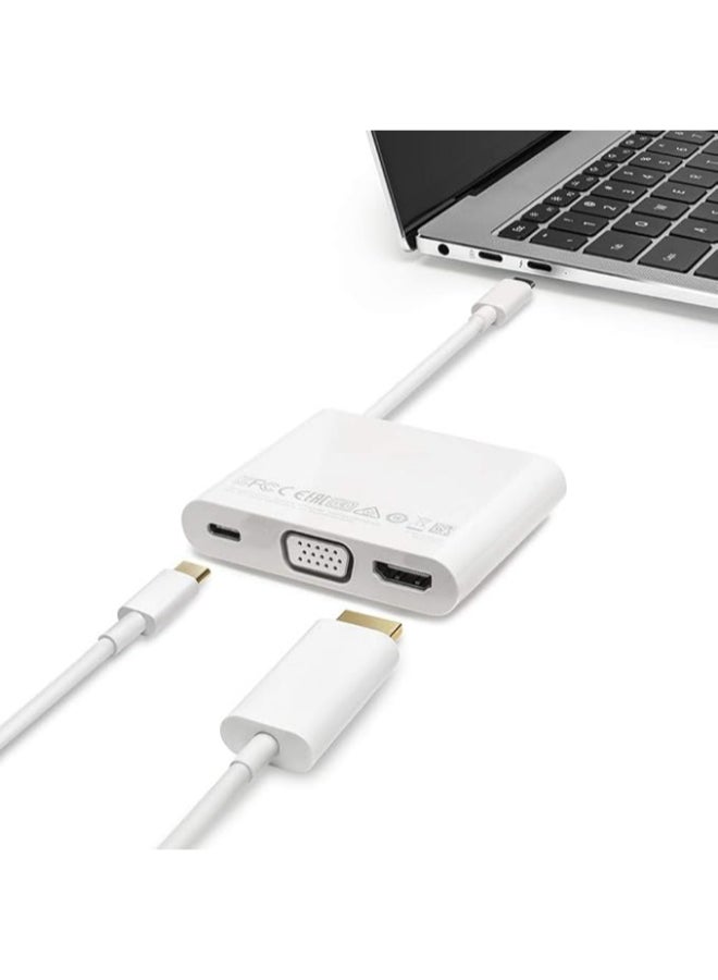 HUAWEI MateDock 2 Docking Station with HDMI/VGA/USB-C Adapter | AD11 - White  - Image 5