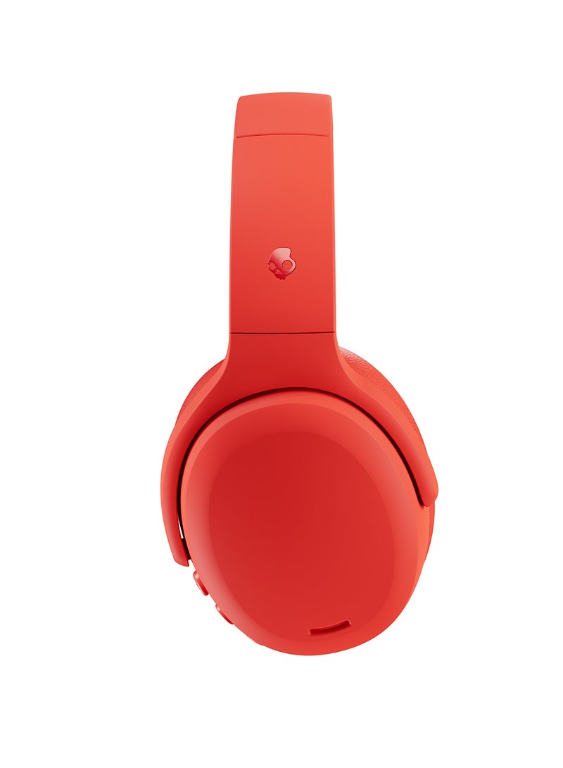 Skullcandy Crusher ANC 2 Wireless Over-Ear Bluetooth Headphones with Multi-Sensory Bass, Active Noise Cancelling, Up to 50 Hours Battery, Microphone for iPhone Android Triple Threat Plasma Red  - Image 3