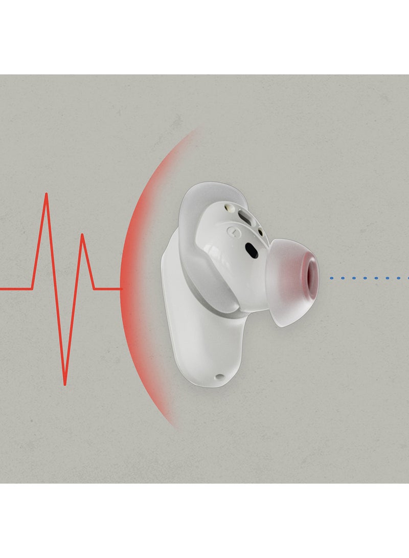Skullcandy Method 360 ANC Wireless Earbuds, Sound by Bose, Bluetooth Headphones, Premium Noise Cancelling, Up to 40 Hrs Battery, Sweat and Water Resistant, Microphone for iPhone Android Bone White  - Image 4