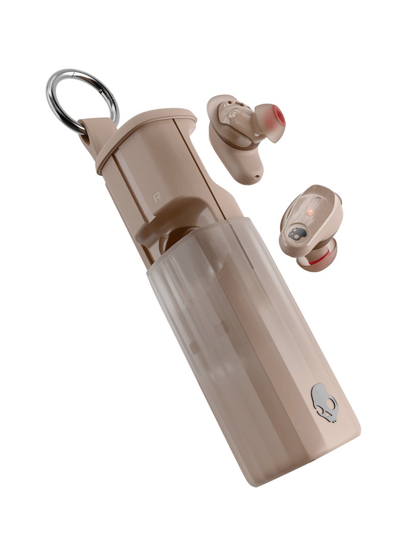 Skullcandy Method 360 ANC Wireless Earbuds, Sound by Bose, Bluetooth Headphones, Premium Noise Cancelling, Up to 40 Hrs Battery, Sweat and Water Resistant, Microphone for iPhone Android Primer Tan  - Image 2