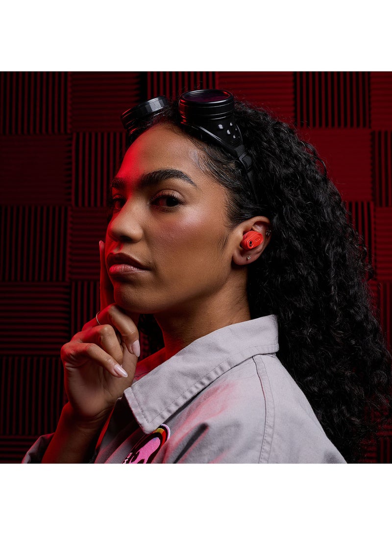 Skullcandy - Method 360 ANC Wireless Earbuds, Sound by Bose, Bluetooth Headphones, Premium Noise Cancelling, Up to 40 Hrs Battery, Sweat and Water Resistant, Microphone for iPhone Android Plasma Red - Image 1