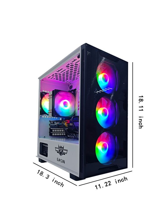 Gasin Gaming PC With Core i5-11400F Processor/1TB SSD/16GB RAM 3200MHz DDR4/Windows 11 Pro/4GB NVIDIA GeForce GTX 1650 Super Graphics+Wireless Card Receiver and Bluetooth White - Image 2