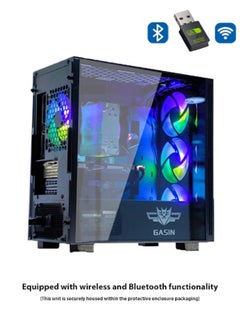 Gaming PC With Core i5-11400F Processor/1TB SSD/16GB RAM 3200MB DDR4/Windows 11 Pro/4GB NVIDIA GeForce GTX 1650 Super Graphics + Wireless Card Receiver and Bluetooth Black