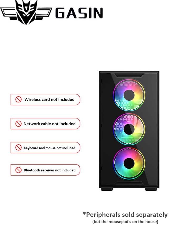 غاز حاسوب ألعاب بمعالج كور i5-11400F/1 تيرابايت SSD/16 جيجابايت RAM 3200MB DDR4/ويندوز 11 برو/4 جيجابايت NVIDIA GeForce GTX 1650 Super رسومات + جهاز استقبال بطاقة لاسلكية وبلوتوث - Image 5