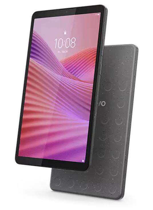 Lenovo Tab One With case, 8.7" HD 480nits Anti-fingerprint Touch display, MediaTek Helio G85 processor, 4GB RAM, 128GB Storage, Wifi, Android 14, Luna Grey ZAF00123AE - TB305XU - Image 1
