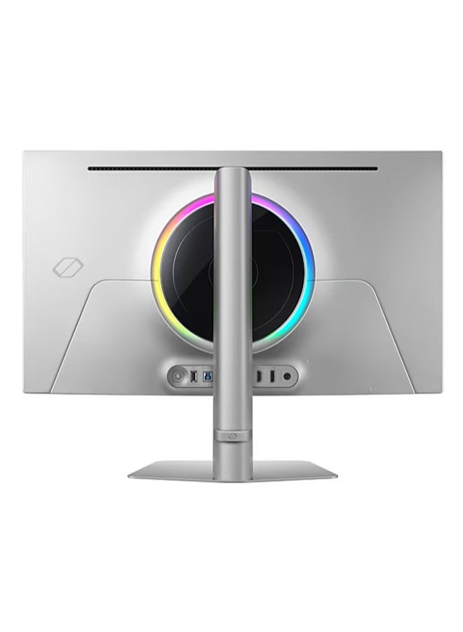 27 inch Odyssey QD-OLED G8 4K UHD 240Hz 0.03ms Gaming Monitor, Glare Free, OLED safeguard+, VESA DisplayHDR TrueBlack 400, AMD FreeSync Premium Pro, CoreSync & CoreLighting+, Ergo Stand (height, swivel, pivol) LS27FG810SMXUE Black/Silver