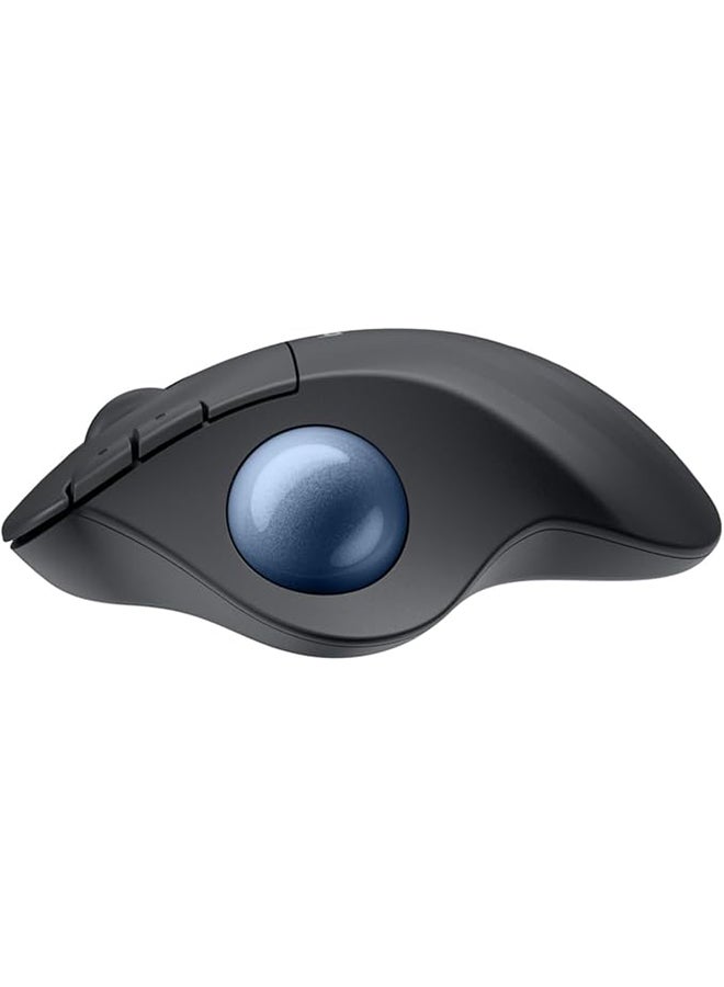 Logitech ERGO M575S Wireless Trackball Mouse, Wireless Ergonomic Mouse With Bluetooth and Encrypted Dongle, Comfortable Thumb Control, Precise and Smooth Tracking, for PC/Mac - Graphite Graphite - Image 2