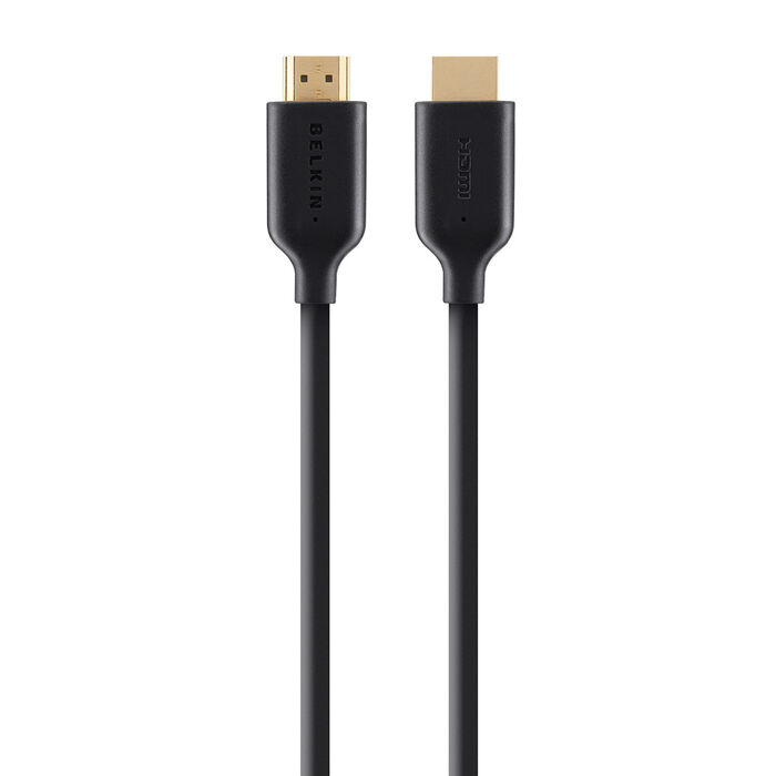 بيلكين High Speed HDMI Cable with Ethernet 4K/Ultra HD Compatible Black  - Image 1