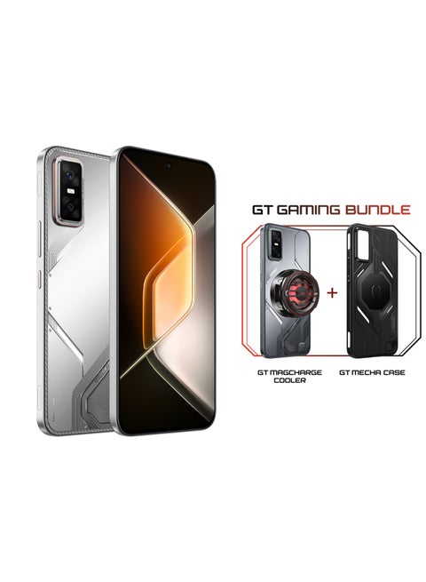 GT30 Pro Dual SIM Blade White 8GB RAM 256GB 5G With MAGCHARGE Cooler And GT Case - Middle East Version