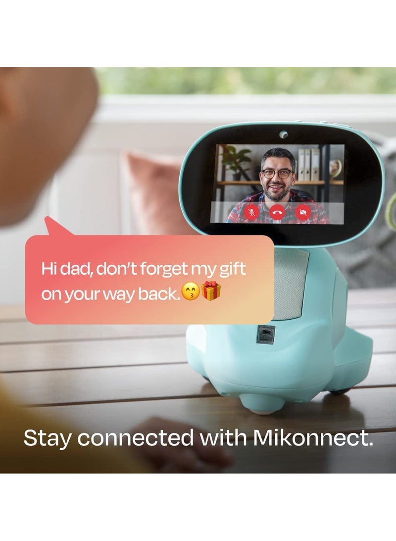 MIKO 3 AI-Powered Smart Robot for Kids, STEM Learning Educational Robot, Interactive Voice Control Robot with App Control, Disney Stories, Coding Apps, Unlimited Games For Girls And Boys Ages 5-10  Blue  - Image 4