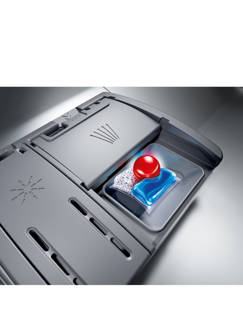 بوش Free-Standing Dishwasher, 12 Place Settings, Series 2, 6 Programs, VarioSpeed, HygienePlus, 10.4 L, 2400 W, SMS26AI00M, Brushed Steel 10.4 L 2400 W SMS26AI00M Brushed Steel - Image 4