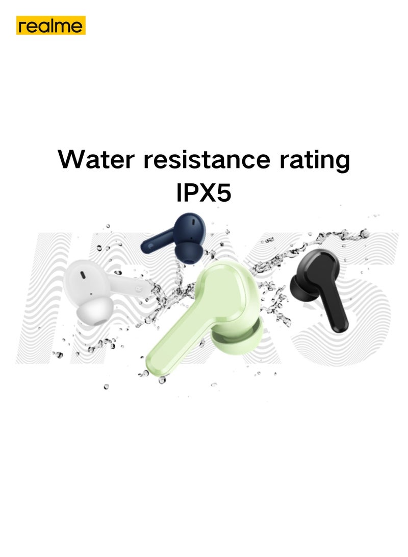 realme - Buds T110 True Wireless Earbuds,IPX5 Water Resistance,Bluetooth 5.4,up to 38 Hours Total Playback Blue - Image 1