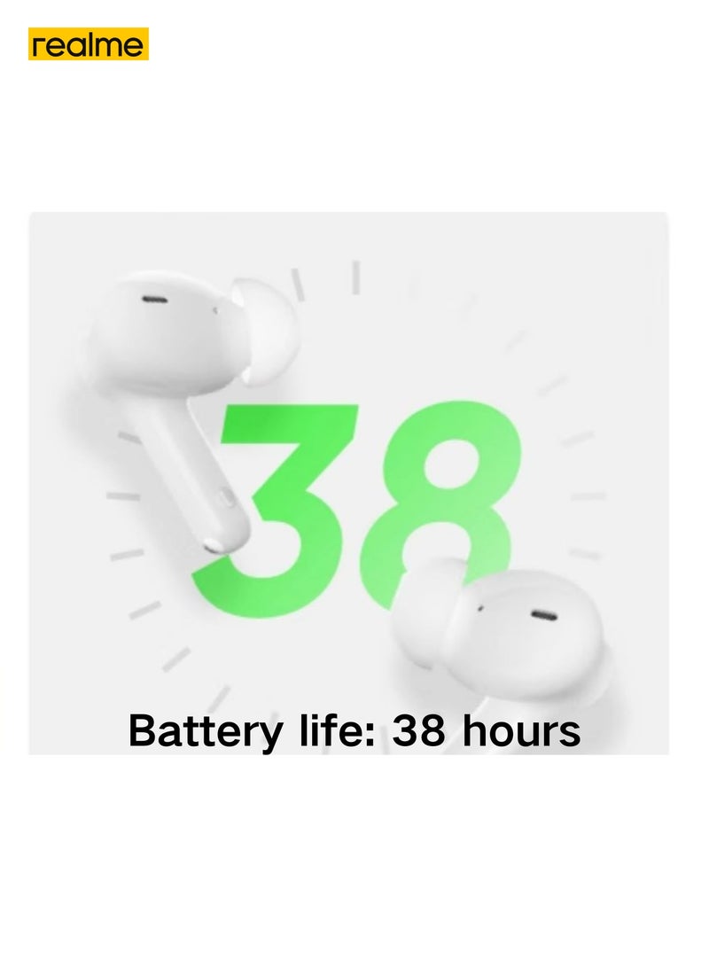 realme - Buds T110 True Wireless Earbuds,IPX5 Water Resistance,Bluetooth 5.4,up to 38 Hours Total Playback Blue - Image 1