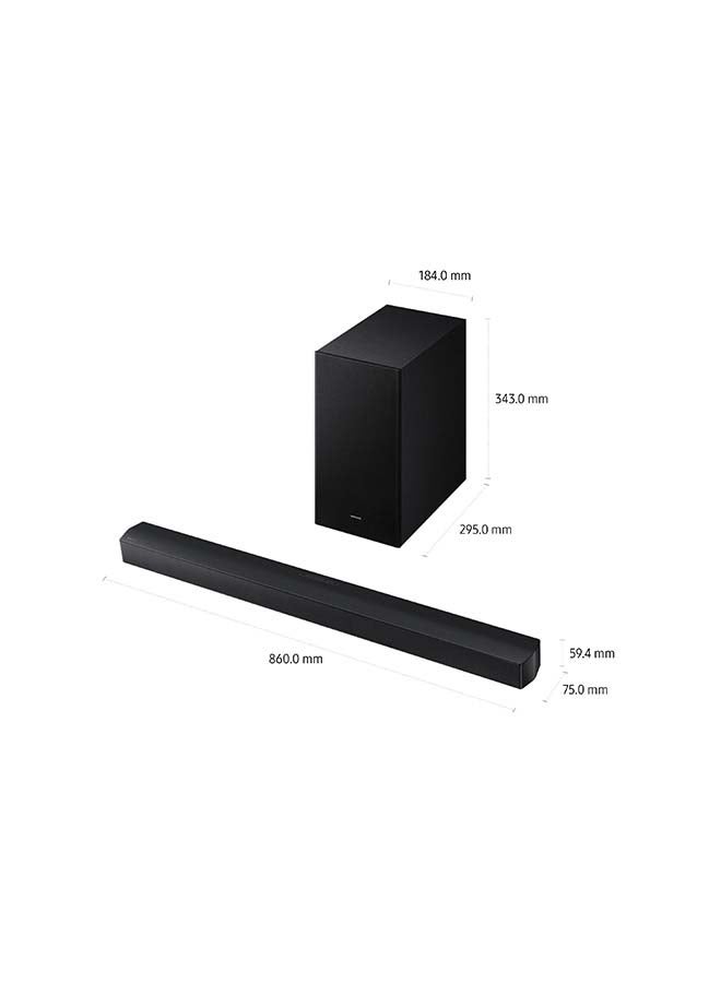 Samsung 2025 B650F B-Series Dolby Wireless 3.1ch Soundbar | Samsung Saudi Arabia HW-B650F/SA black - Image 2