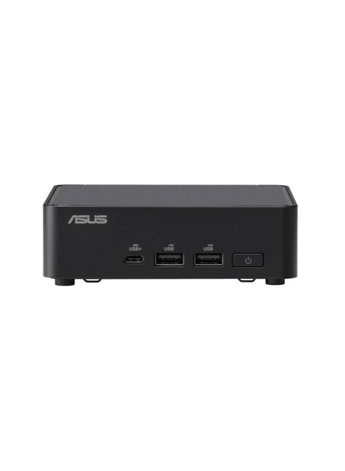 أسوس NUC 14 Pro RNUC14RVKU700002I Slim Barebone Kit, Intel Core Ultra 7 155H, 2x SODIMM Slots, M.2 2280 & M.2 2242 NVMe Storage Slot, Intel Graphics, EU Cord, Black | 90AR0062-M000E0  - Image 1