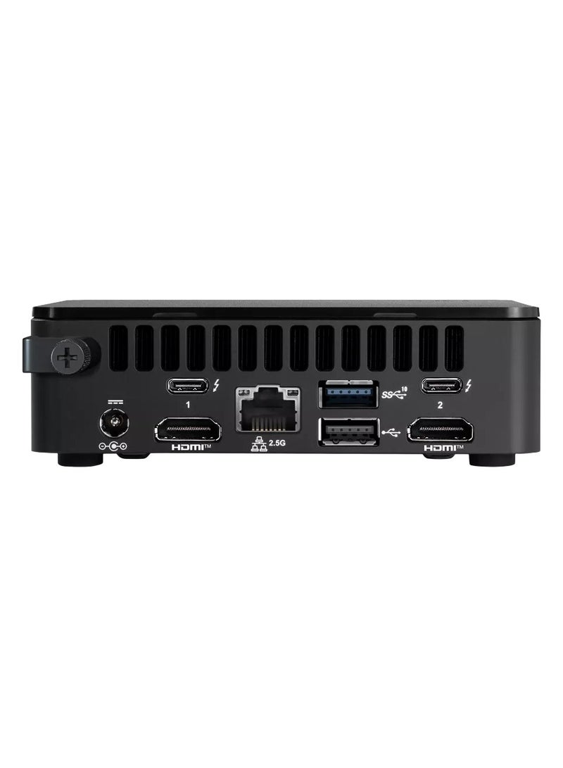 أسوس NUC 13 Pro Slim Mini PC Kit, Intel Core i5-1340P (12 Cores, 16 Threads, Up to 4.6 GHz), Intel Iris Xe Graphics, Up to 64GB DDR4 RAM Support, Dual M.2 Storage, 2.5Gb Ethernet, Wi-Fi 6E, Thunderbolt 4, USB 3.2, HDMI 2.1, VESA Mountable, Barebone Kit | 90AR0031-M00090  - Image 2