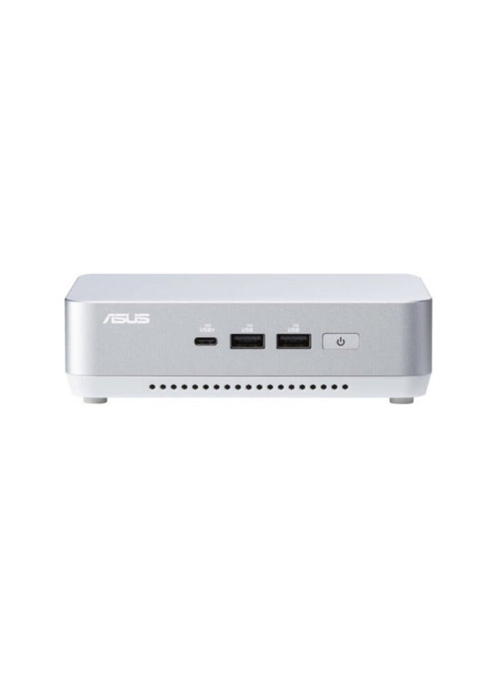 أسوس NUC 14 Pro Plus RNUC14RVSU900002I Barebone Computer, Intel Core Ultra 9 185H, 2x SODIMM Slots, M.2 2280 NVMe & M.2 2242 SSD Storage Slot, EU Cord, White | 90AR0051-M000J0  - Image 1