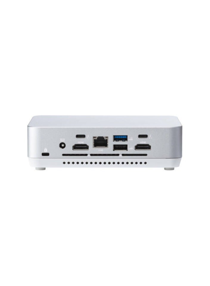 أسوس NUC 14 Pro Plus RNUC14RVSU900002I Barebone Computer, Intel Core Ultra 9 185H, 2x SODIMM Slots, M.2 2280 NVMe & M.2 2242 SSD Storage Slot, EU Cord, White | 90AR0051-M000J0  - Image 3