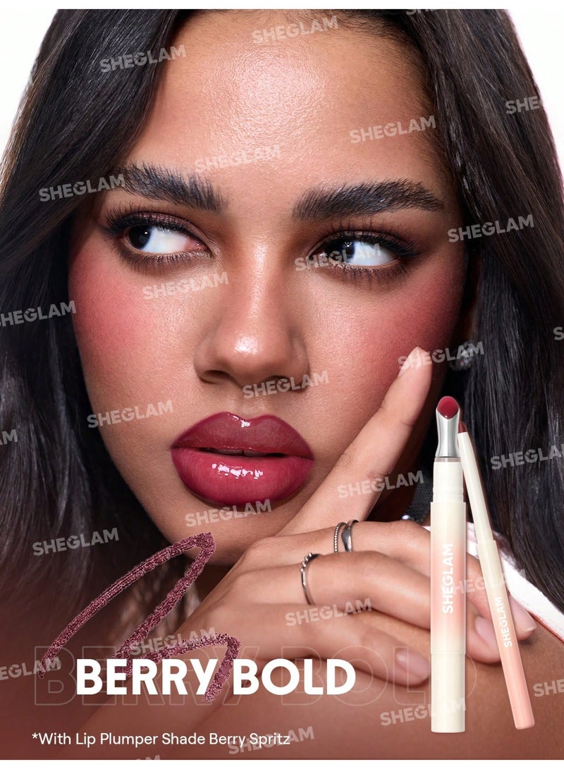 SHEGLAM Bold Booster Plumping Lip Liner - Berry Bold - Image 3
