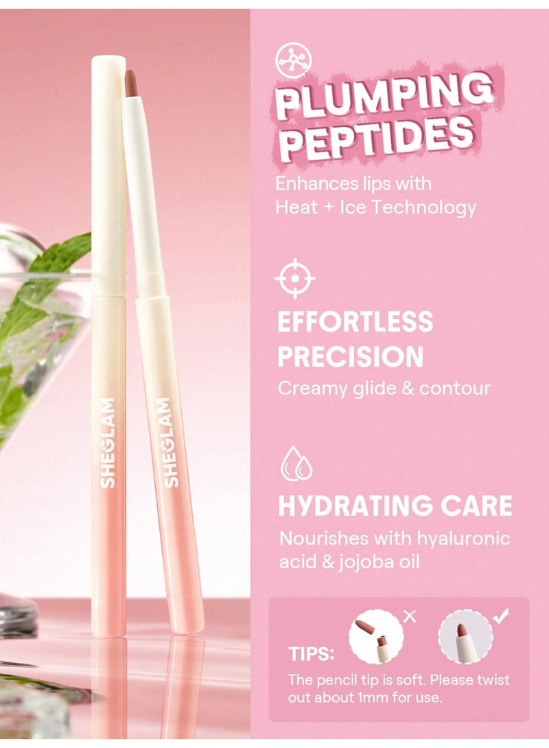 SHEGLAM Bold Booster Plumping Lip Liner - Berry Bold - Image 5