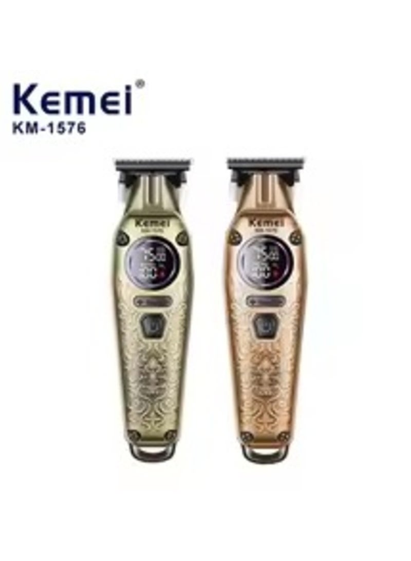 Kemei KM-1576 Digital Hair Clipper: Fast USB Charging with Long Battery Life  - Image 3