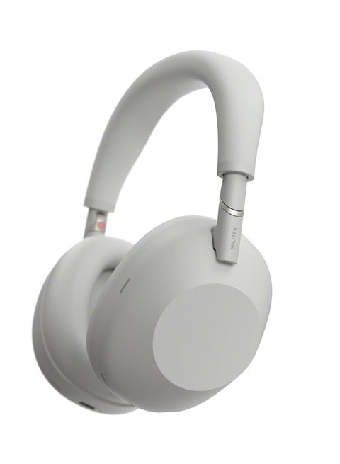 WH1000XM6/SM Wireless Over-Ear Noise Cancelling Headphones – Hi-Res Audio, Foldable Design, 30-Hour Battery, Bluetooth Multipoint - Platinum Silver
