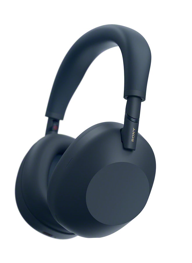 Sony - WH1000XM6/LM Wireless Over-Ear Noise Cancelling Headphones – Hi-Res Audio, Foldable Design, 30-Hour Battery, Bluetooth Multipoint - Midnight Blue - Image 1