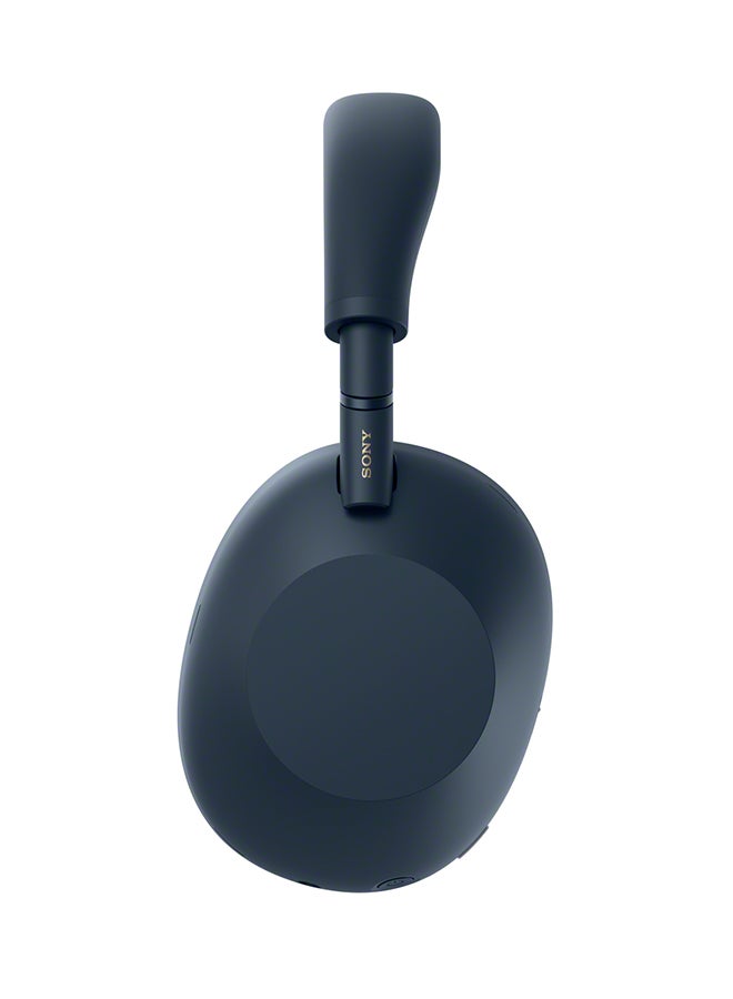 Sony - WH1000XM6/LM Wireless Over-Ear Noise Cancelling Headphones – Hi-Res Audio, Foldable Design, 30-Hour Battery, Bluetooth Multipoint - Midnight Blue - Image 1