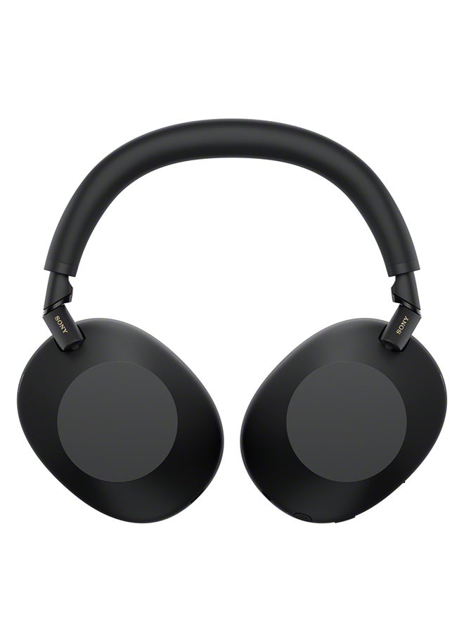Sony - WH-1000XM6 Wireless Over-Ear Noise Cancelling Headphones – Hi-Res Audio, Foldable Design, 30-Hour Battery, Bluetooth Multipoint + ULT10 Speaker - Black - Image 1