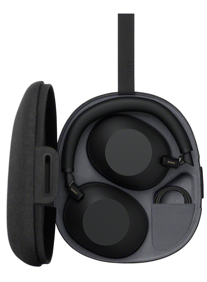 Sony - WH-1000XM6 Wireless Over-Ear Noise Cancelling Headphones – Hi-Res Audio, Foldable Design, 30-Hour Battery, Bluetooth Multipoint + ULT10 Speaker - Black - Image 1