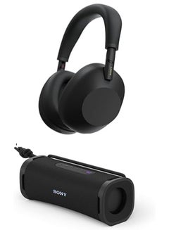 Sony WH-1000XM6 Wireless Over-Ear Noise Cancelling Headphones – Hi-Res Audio, Foldable Design, 30-Hour Battery, Bluetooth Multipoint + ULT10 Speaker - Black  - Image 1