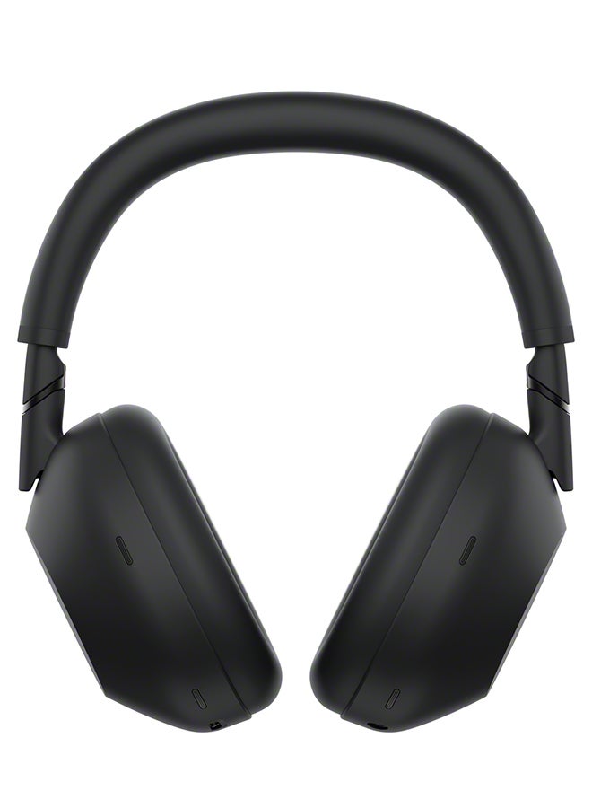 Sony - WH-1000XM6 Wireless Over-Ear Noise Cancelling Headphones – Hi-Res Audio, Foldable Design, 30-Hour Battery, Bluetooth Multipoint + ULT10 Speaker - Black - Image 1