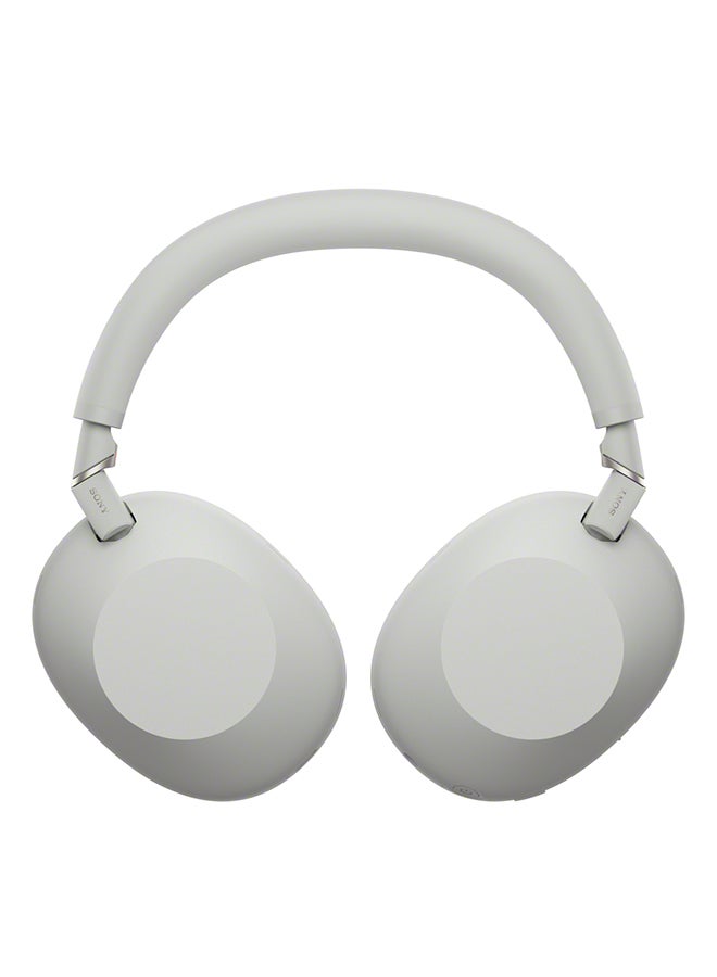 Sony - WH-1000XM6 Wireless Over-Ear Noise Cancelling Headphones – Hi-Res Audio, Foldable Design, 30-Hour Battery, Bluetooth Multipoint + ULT10 Speaker - Silver - Image 1