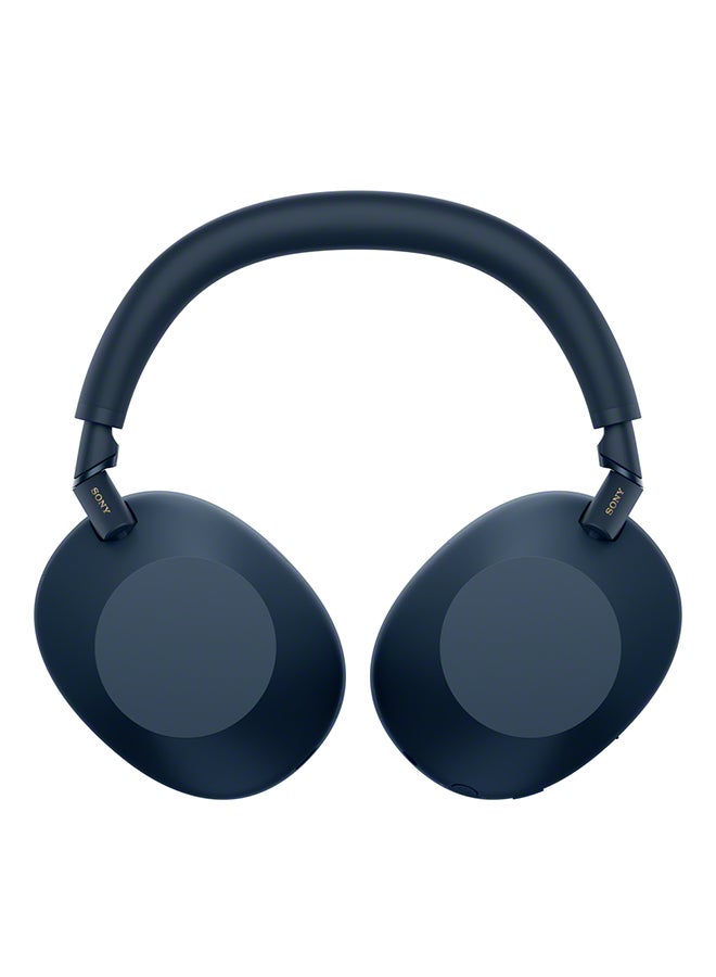 Sony - WH-1000XM6 Wireless Over-Ear Noise Cancelling Headphones – Hi-Res Audio, Foldable Design, 30-Hour Battery, Bluetooth Multipoint + ULT10 Speaker - Blue - Image 1