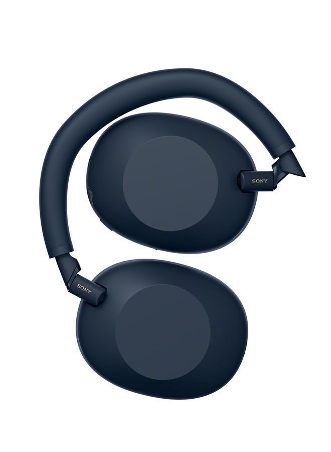 Sony - WH-1000XM6 Wireless Over-Ear Noise Cancelling Headphones – Hi-Res Audio, Foldable Design, 30-Hour Battery, Bluetooth Multipoint + ULT10 Speaker - Blue - Image 1