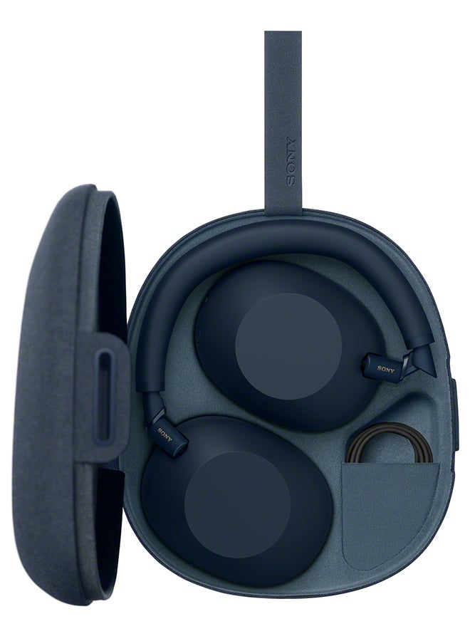 Sony - WH-1000XM6 Wireless Over-Ear Noise Cancelling Headphones – Hi-Res Audio, Foldable Design, 30-Hour Battery, Bluetooth Multipoint + ULT10 Speaker - Blue - Image 1